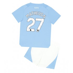 Manchester City Matheus Nunes #27 Heimtrikot 2023-24 Kurzarm (+ kurze hosen)